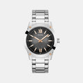 Gd Crescent Men Quartz Grey Dial Analog Stainless Steel Watch Gw0574G1