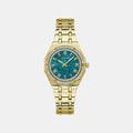 Gd Desire Women Quartz Teal Dial Analog Stainless Steel Watch Gw0770L2