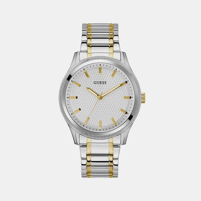Guess Round Silver Analog watch