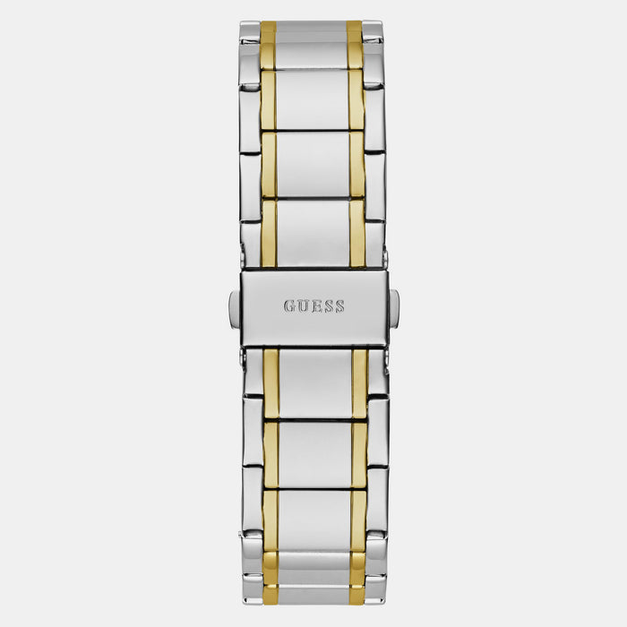 Guess Men Round Silver watch