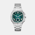 Gd Headline Men Quartz Green Dial Multi-Function Stainless Steel Watch Gw0572G6