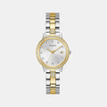 Gd Heartless Women Quartz Silver Dial Analog Stainless Steel Watch Gw0725L1