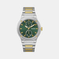 Gd Jet Men Quartz Green Dial Multi-Function Stainless Steel Watch Gw0795G1