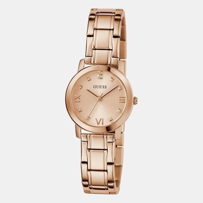 Gd Melody Women Quartz Rose Gold Dial Analog Stainless Steel Watch Gw0532L5
