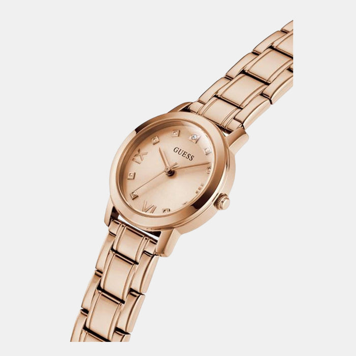 Gd Melody Women Quartz Rose Gold Dial Analog Stainless Steel Watch Gw0532L5