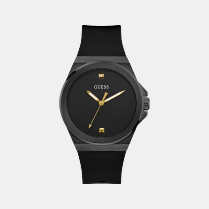 Guess Round Black Analog watch