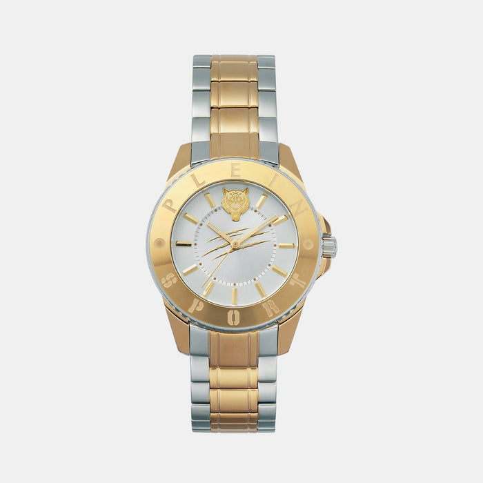 Plein Sports Round Silver Analog watch