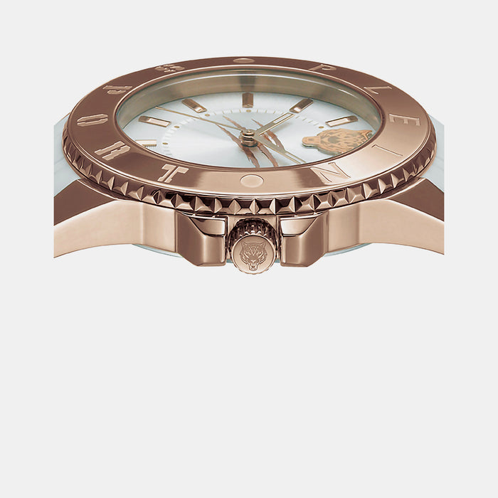 Plein Sports Women Round White watch