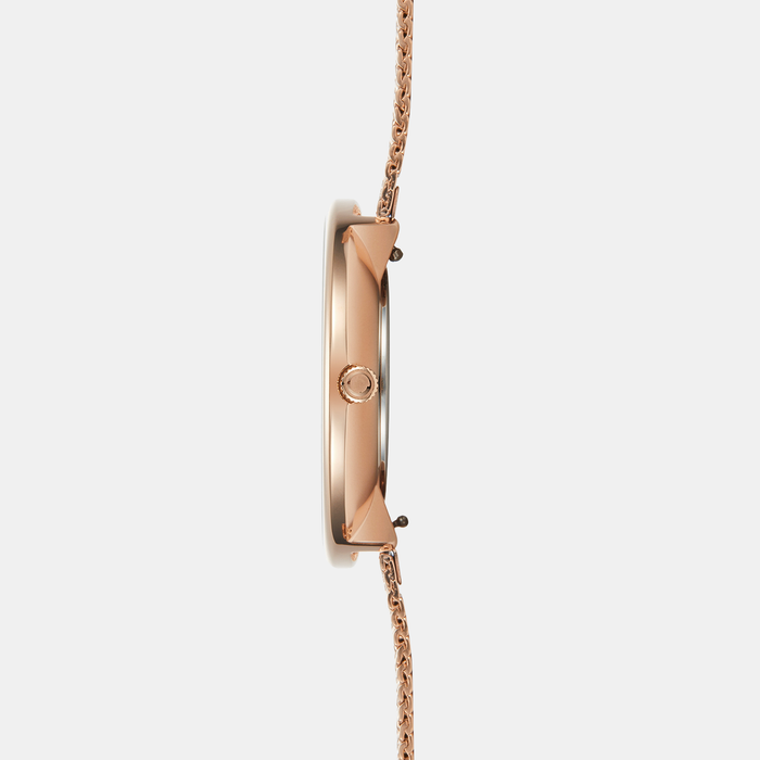 Obaku Women Round White watch