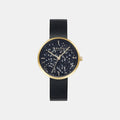 Obaku Round Black Analog watch