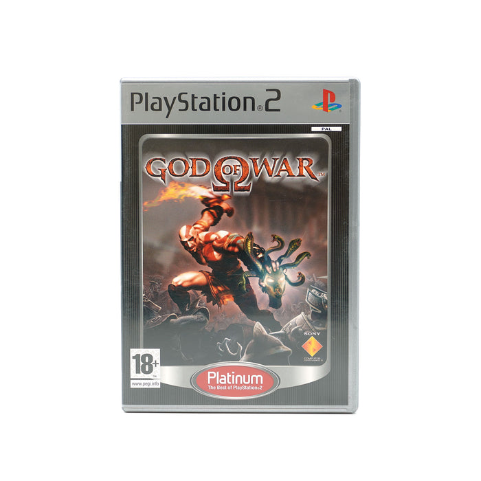 God of War Spiel für PS2 - Produktfoto Platinum-Version Vorderseite