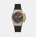 Guess Round Black Chronograph watch