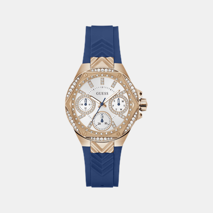 Guess Round White Multi-Function watch