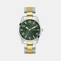 Guess Round Green Analog watch
