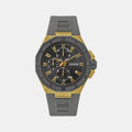 Gs R2 Men Quartz Black Dial Multi-Function Silicone Watch Gw0803G1