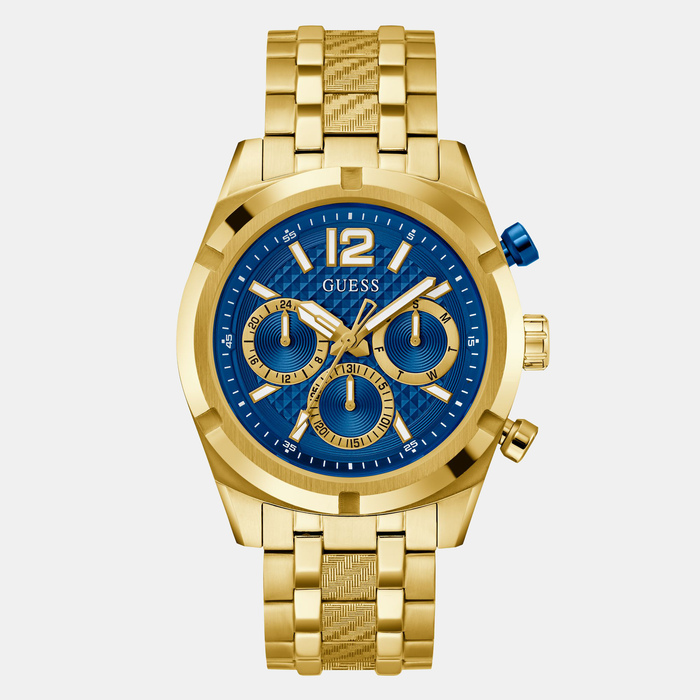 Guess Round Blue Multi-Function watch