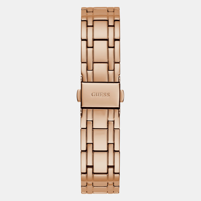 Guess Women Round Rose Gold watch