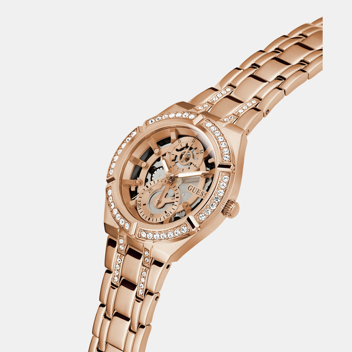 Guess Stainless Steel Round watch