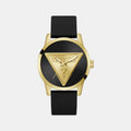 Gt Badge Men Quartz Black Dial Analog Silicone Watch Gw0781G4