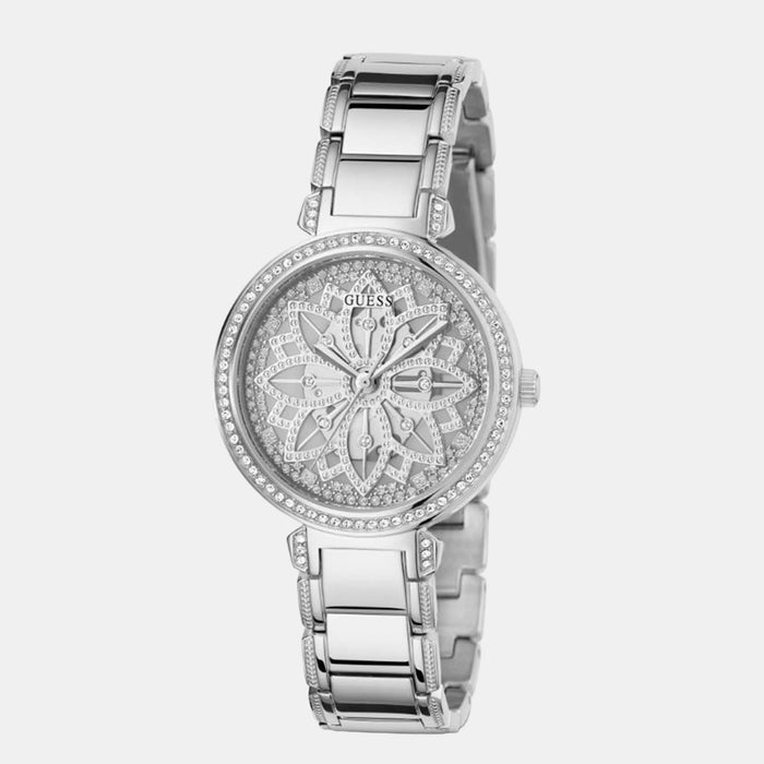 Gt Lily Women Quartz Silver Dial Analog Stainless Steel Watch Gw0528L1