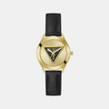 Guess Trend Women Quartz Champagne Dial Analog Leather Watch GW0744L2