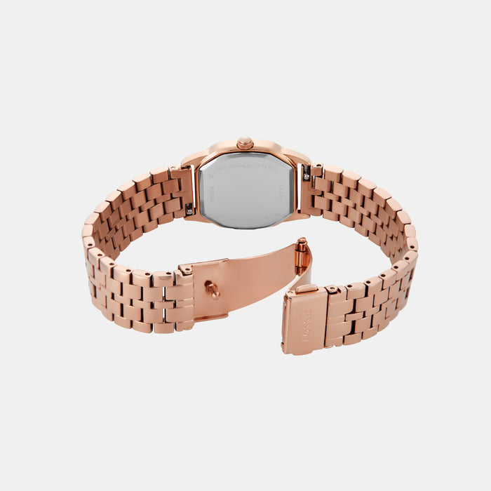 Fossil Stainless Steel Cream watch