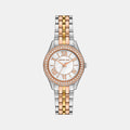 Harlowe Women Quartz Mother of Pearl Dial Analog Stainless Steel Watch MK4846