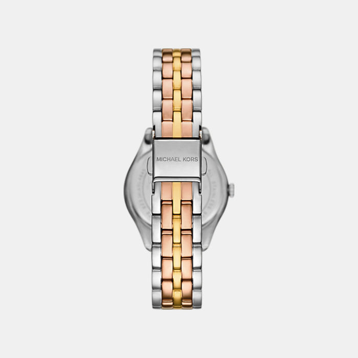 Harlowe Women Quartz Mother of Pearl Dial Analog Stainless Steel Watch MK4846
