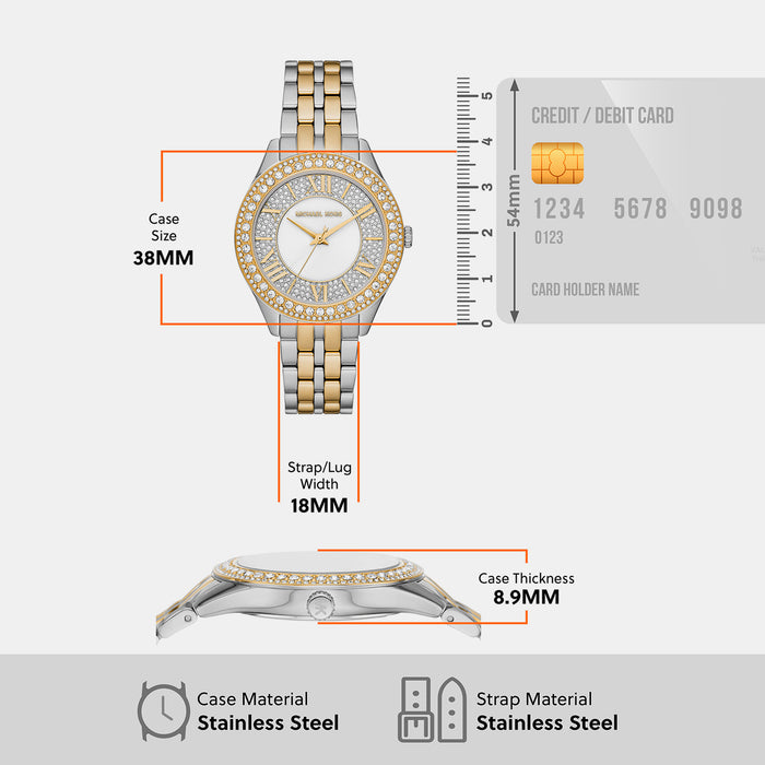 Michael Kors 38 mm Two Tone Quartz watch