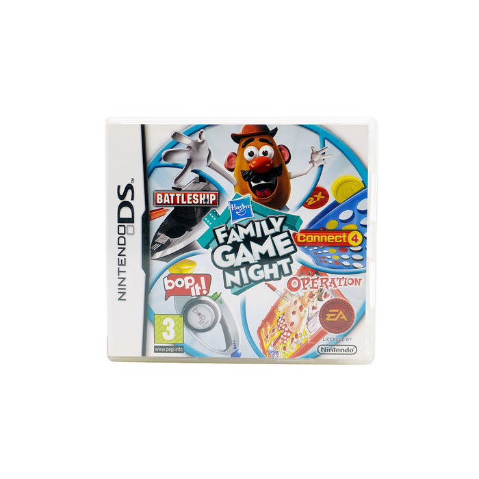 Hasbro Family Game Night für Nintendo DS in Originalverpackung - Vorderseite