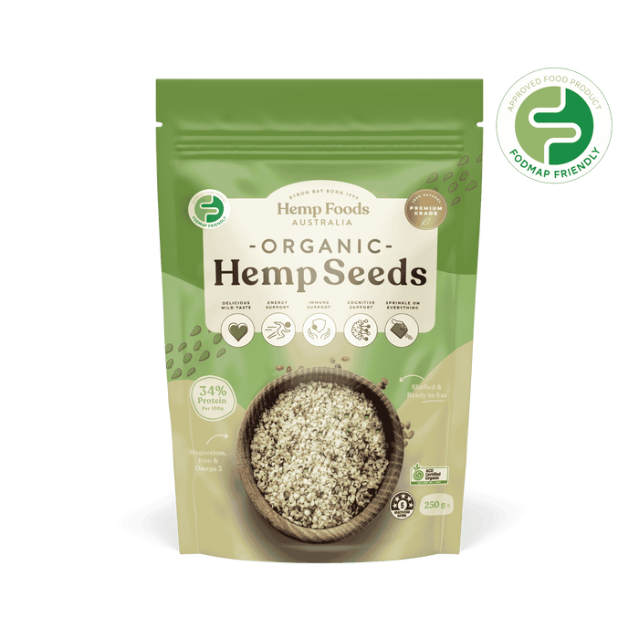 Hemp Seeds - Buy 10 packs - 12 x 250g Pouch - Hemp Foods Australia