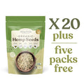 Hemp Seeds - Buy 20 packs - 25 x 250g Pouch - Hemp Foods Australia
