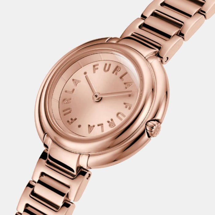 Heritage Women Quartz Pink Dial Analog Stainless Steel Watch WW00031002L3