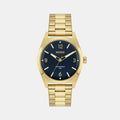 Boss Round Blue Analog watch