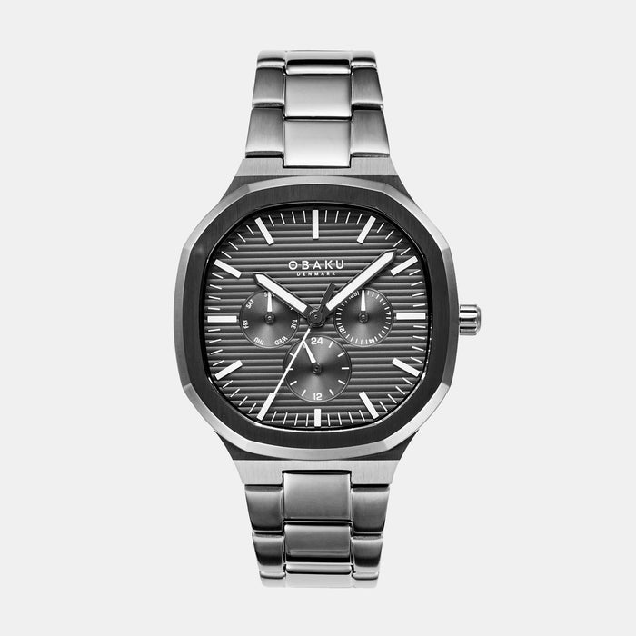Obaku Octagon Grey Analog watch