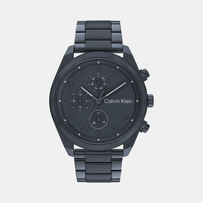 Calvin Klein Round Blue Chronograph watch
