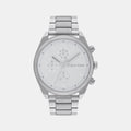 Impact Men Quartz Silver Dial Multi-Function Stainless Steel Watch 25200356