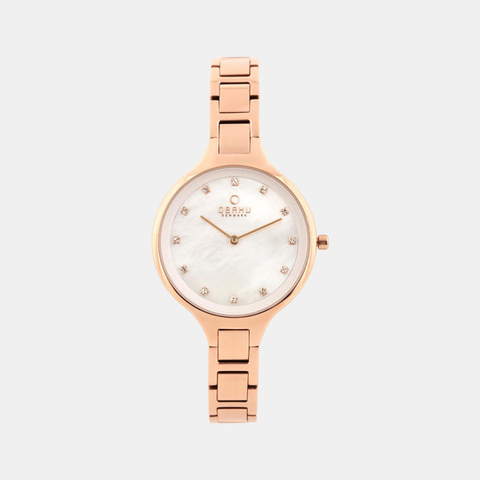 Obaku Round Mother Of Pearl Analog watch