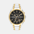 Coach Round Black Chronograph watch