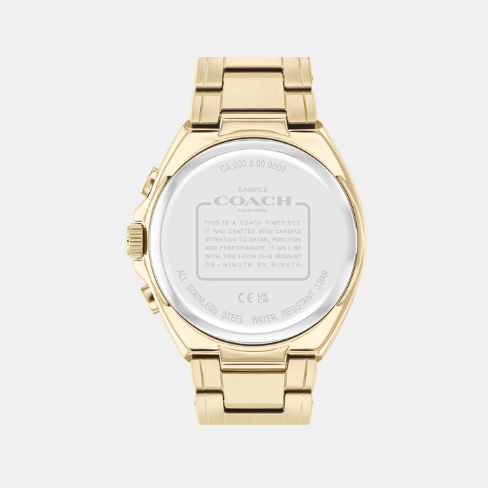 Coach Men Round Green watch