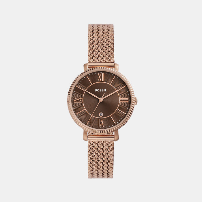 Fossil Round Brown Analog watch