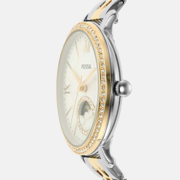 Jacqueline Women Quartz Mother Of Pearl Dial Analog Stainless Steel Watch ES5166