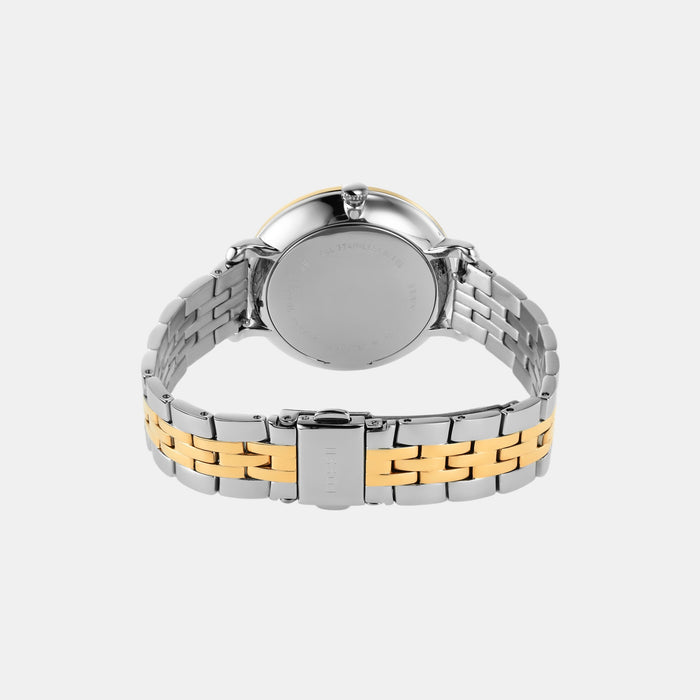 Jacqueline Women Quartz Mother Of Pearl Dial Analog Stainless Steel Watch ES5166