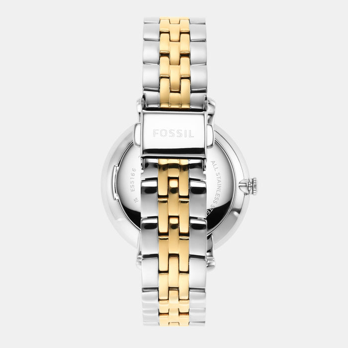 Jacqueline Women Quartz Mother Of Pearl Dial Analog Stainless Steel Watch ES5166