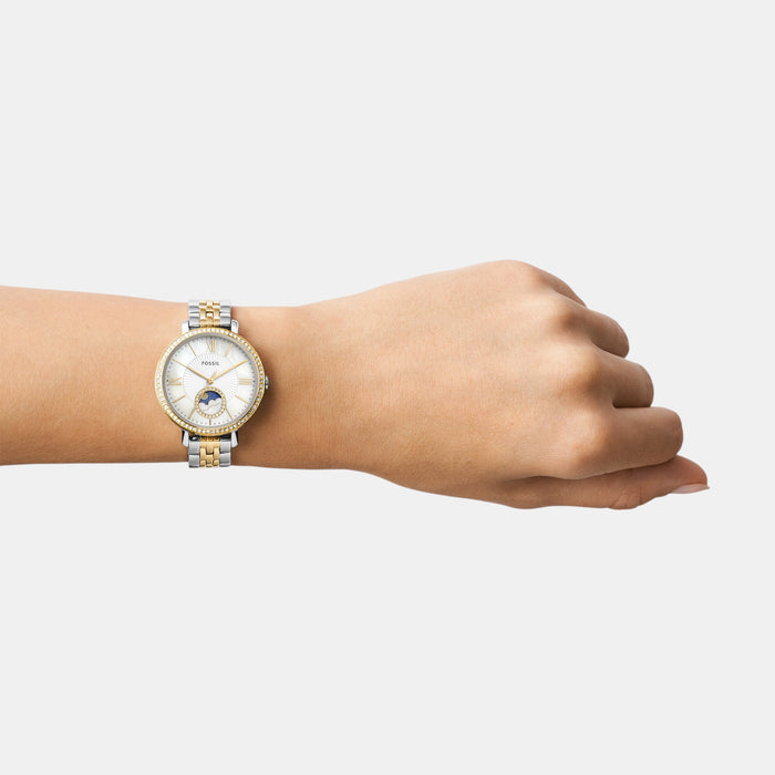 Jacqueline Women Quartz Mother Of Pearl Dial Analog Stainless Steel Watch ES5166
