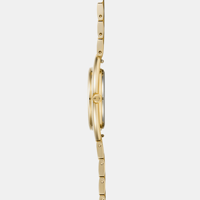 Obaku Women Round Silver watch