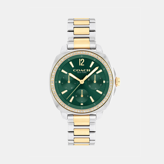Coach Tonneau Green Multi-Function watch