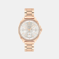 Coach Tonneau Grey Multi-Function watch