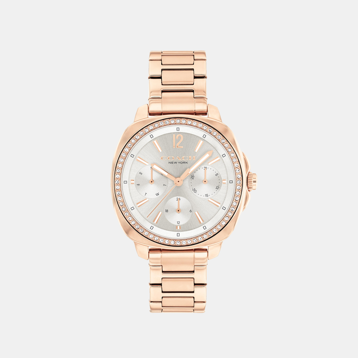 Coach Tonneau Grey Multi-Function watch