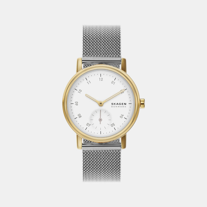 Kuppel Lille Women Quartz White Dial Analog Stainless Steel Watch SKW3101